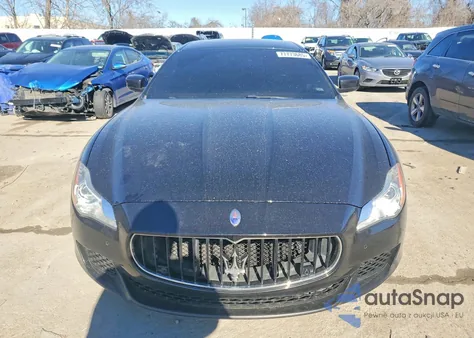 2015 Maserati Quattroporte S z USA, uszkodzony, nr VIN ZAM56RRA7F1161464